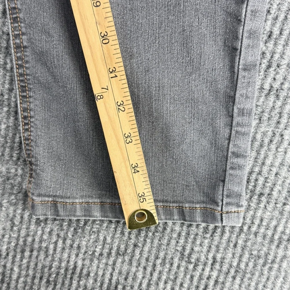 PrAna Slim Fit Jeans Mens 33x36 Gray Medium Wash Slim Straight Stretch Denim